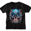 Superheroes Captain America 2 Skull T-shirt