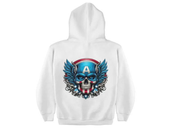 Superheroes Captain America Skull Hoodie