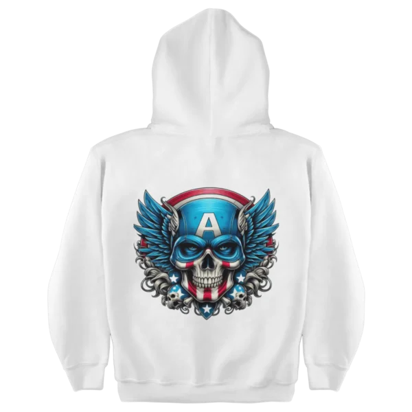 Superheroes Captain America Skull Hoodie