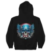 Superheroes Captain America Skull Hoodie
