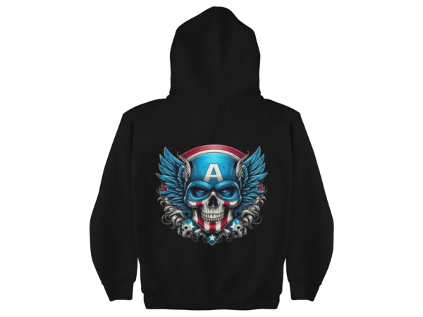 Superheroes Captain America Skull Hoodie