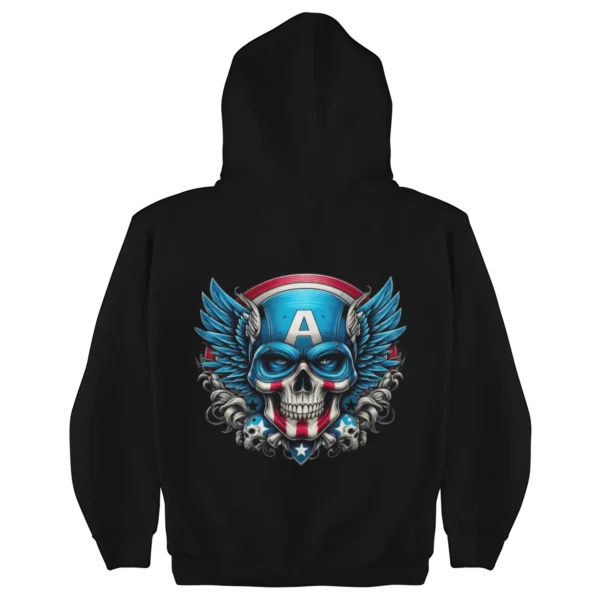 Superheroes Captain America Skull Hoodie