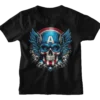 Superheroes Captain America Skull T-shirt