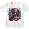 Superheroes Deadpool Skull T-shirt