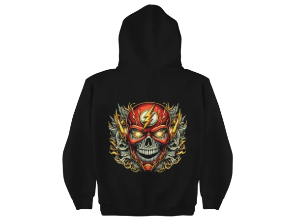 Superheroes Flash 2 Skull Hoodie
