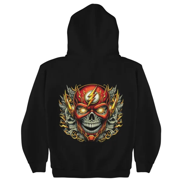 Superheroes Flash 2 Skull Hoodie