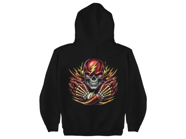 Superheroes Flash Skull Hoodie