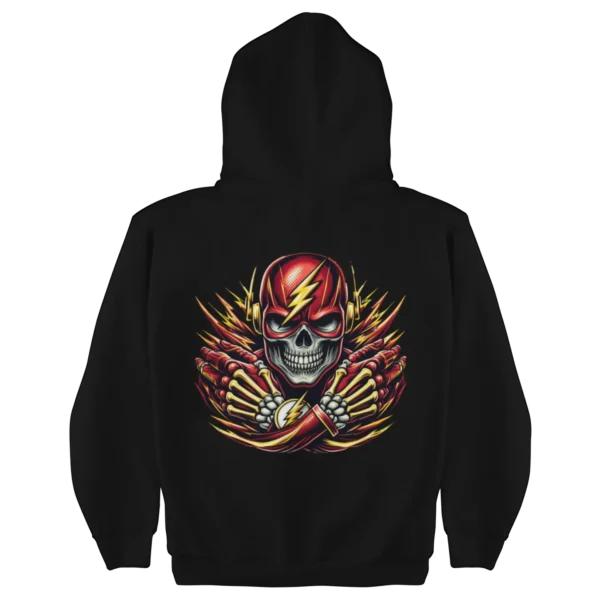 Superheroes Flash Skull Hoodie