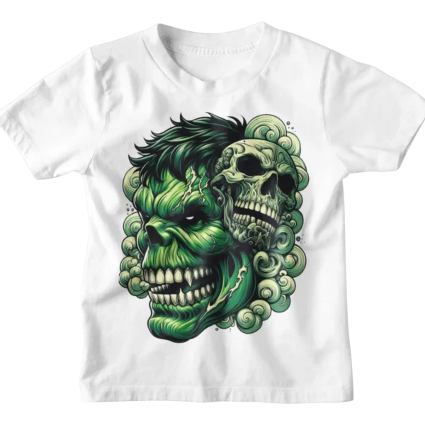 Superheroes Hulk Skull 2 T-shirt