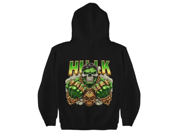 Superheroes Hulk Skull Hoodie