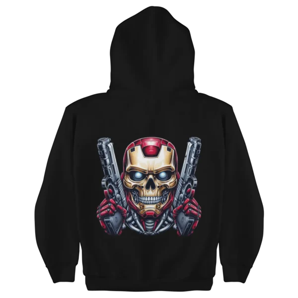 Superheroes Iron Man 2 Skull Hoodie