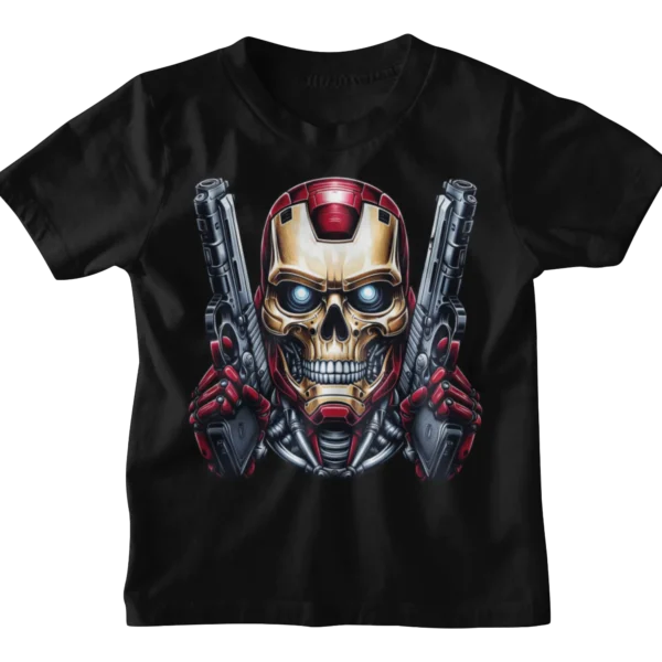 Superheroes Iron Man 2 Skull T-shirt