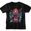 Superheroes Spiderman 2 Skull T-shirt