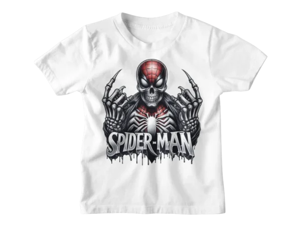Superheroes Spiderman 3 Skull T-shirt