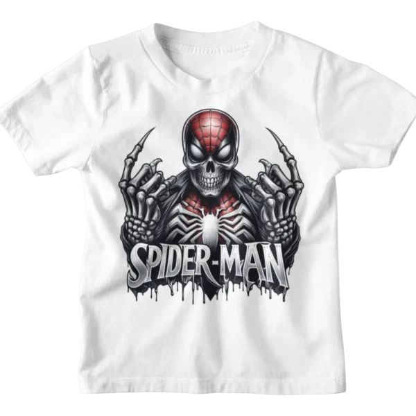 Superheroes Spiderman 3 Skull T-shirt
