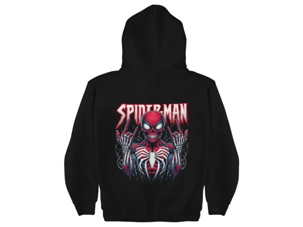 Superheroes Spiderman Skull Hoodie