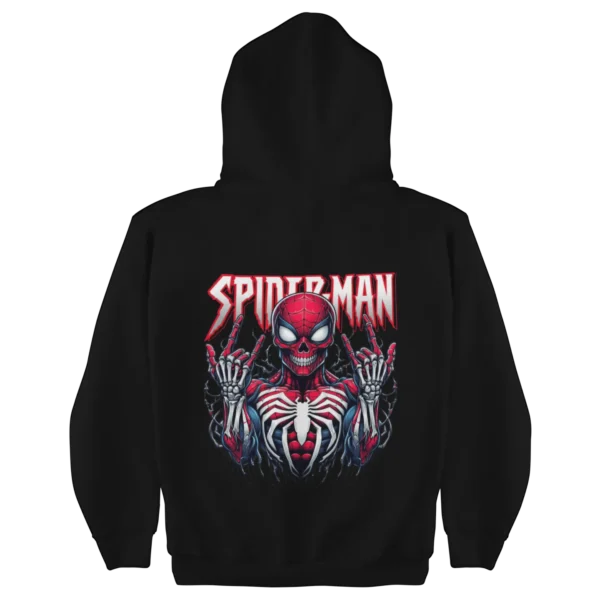Superheroes Spiderman Skull Hoodie
