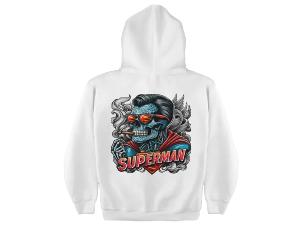 Superheroes Superman 2 Skull Hoodie