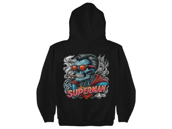 Superheroes Superman 2 Skull Hoodie