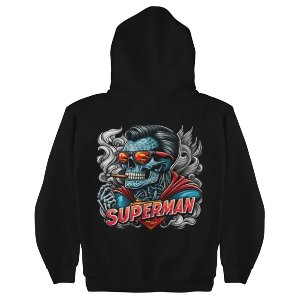 Superheroes Superman 2 Skull Hoodie