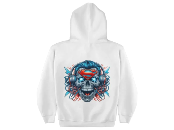 Superheroes Superman 3 Skull Hoodie