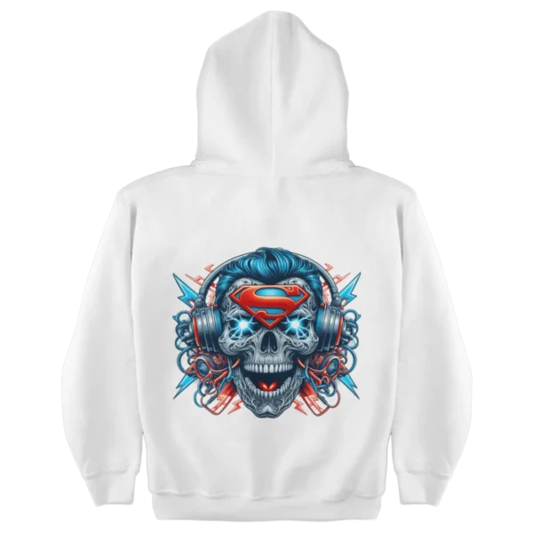 Superheroes Superman 3 Skull Hoodie
