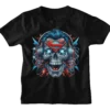 Superheroes Superman 3 Skull T-shirt