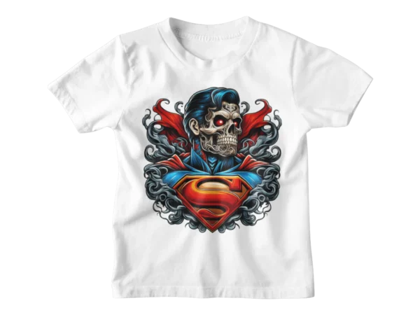 Superheroes Superman Skull T-shirt