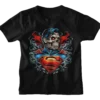 Superheroes Superman Skull T-shirt