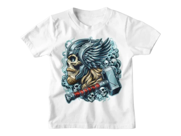 Superheroes Thor Skull T-shirt