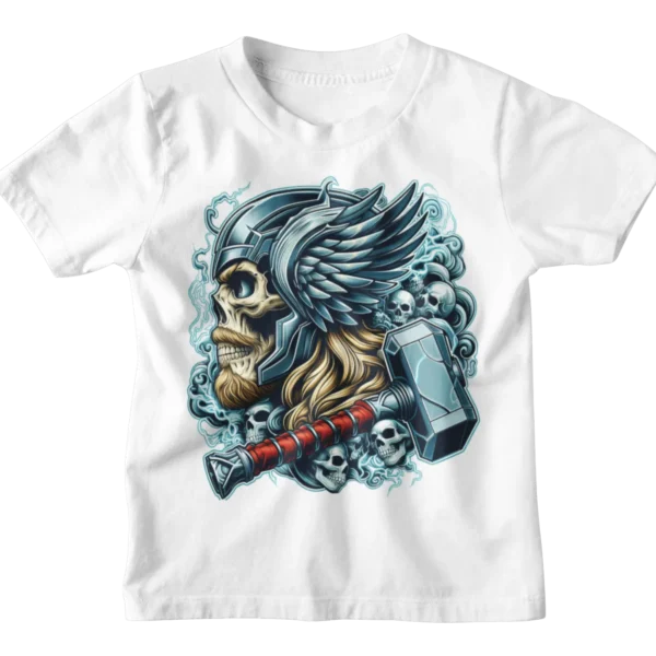 Superheroes Thor Skull T-shirt