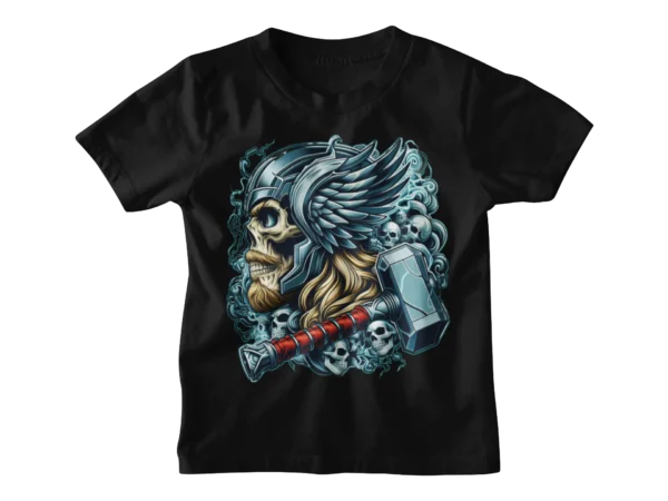 Superheroes Thor Skull T-shirt