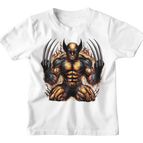 Superheroes Wolverine Skull T-shirt