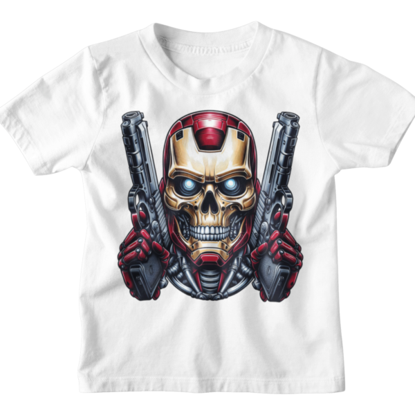 Superheroes Iron Man 2 Skull T-shirt